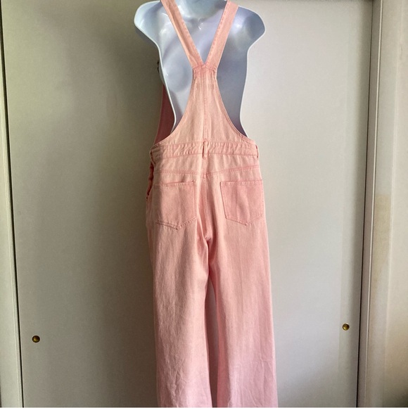 Vici She + Sky Pretty in Pink Denim Overalls, NWOT Sz S - Picture 12 of 16